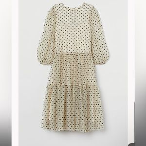 Polka dot mesh dress